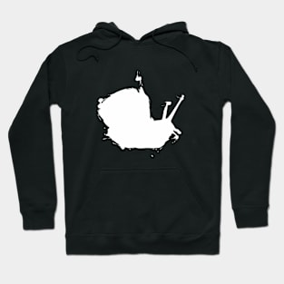 Snail grunge daub Hoodie